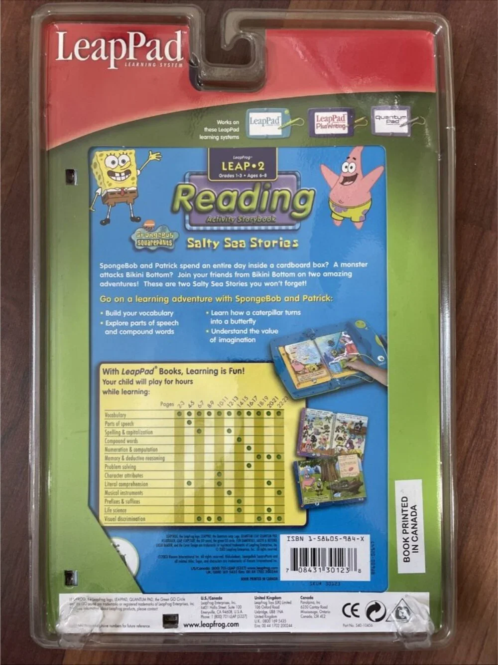 4 Leap Frog Leap Pad Books with Cartridges All New (No System)